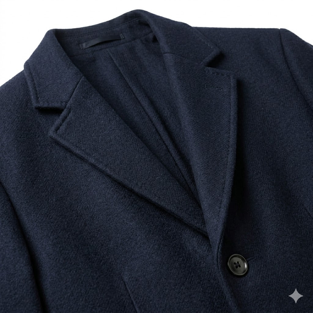 Classic Wool-Blend Overcoat