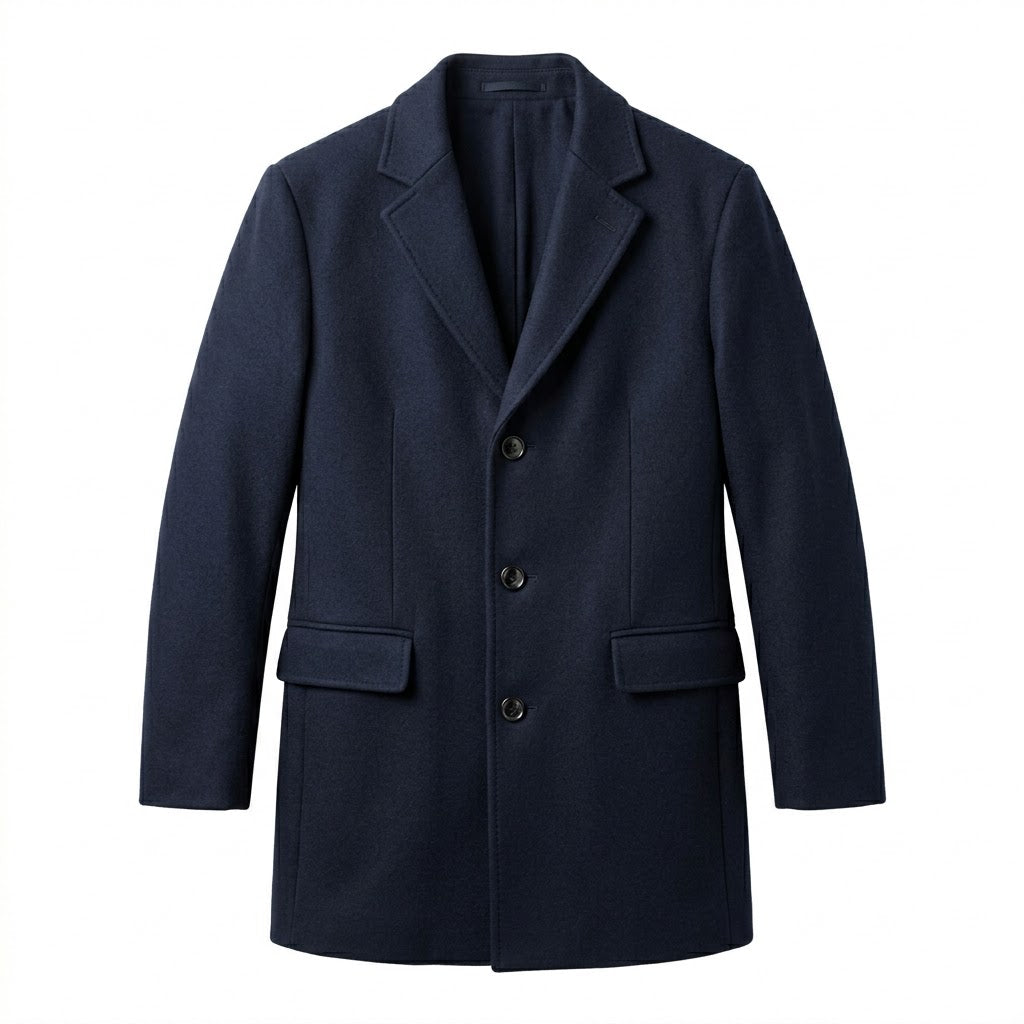 Classic Wool-Blend Overcoat