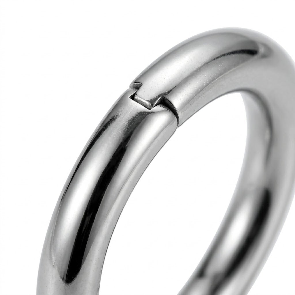 Men’s Stainless Steel Hoop Earring