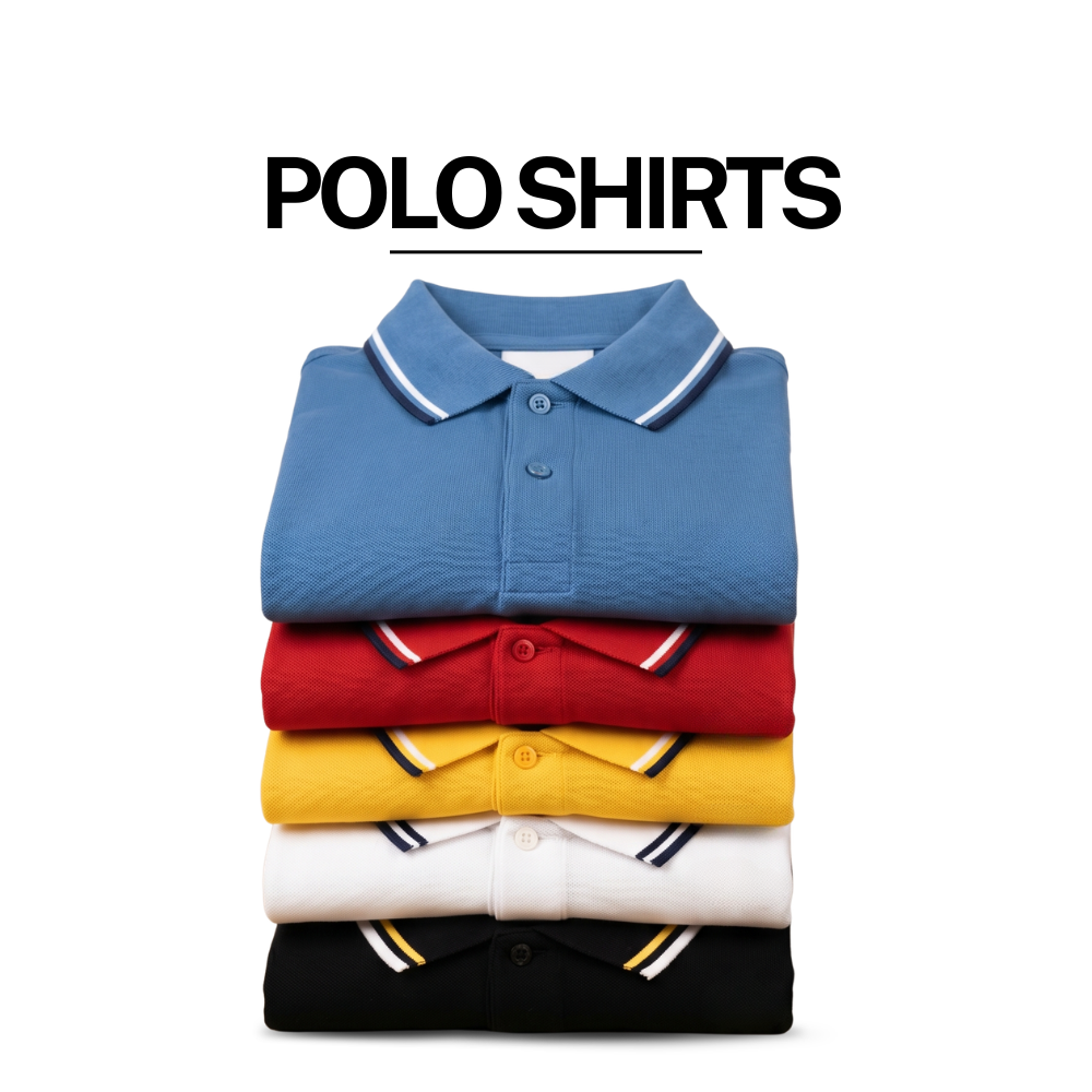 POLO SHIRTS: BUY 2 TAKE 5 | INCLUDES WATCH