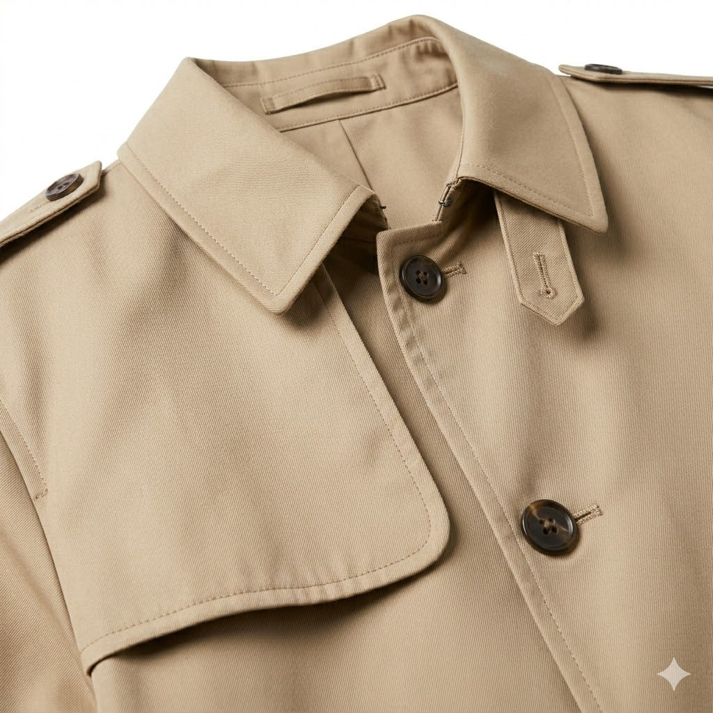 Single-Breasted Trench Coat