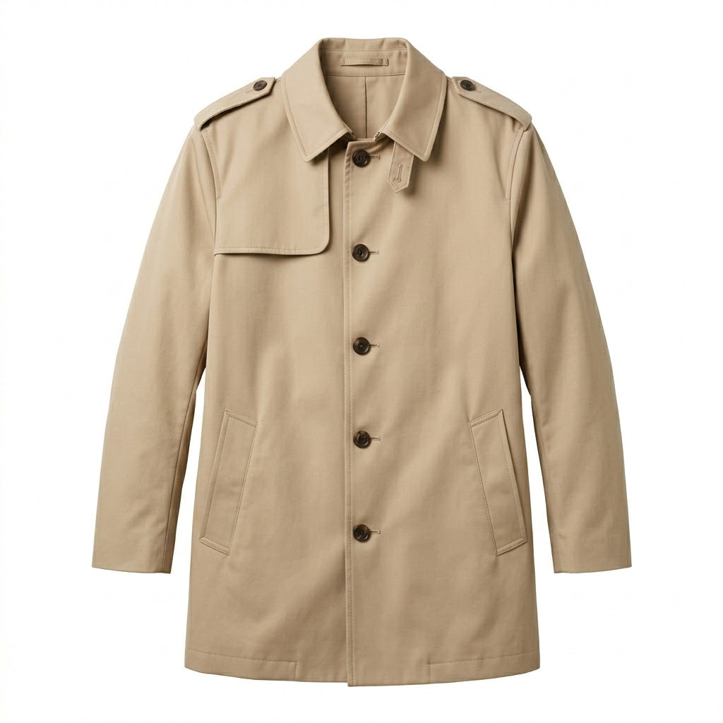 Single-Breasted Trench Coat