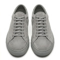 Grey Suede Low-Top Trainer
