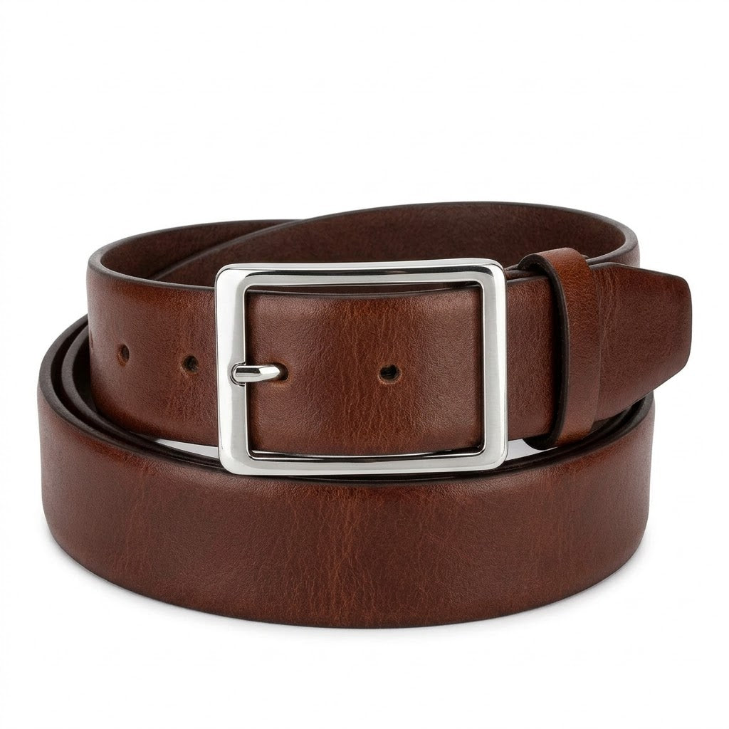 Italian Leather Dress Belt