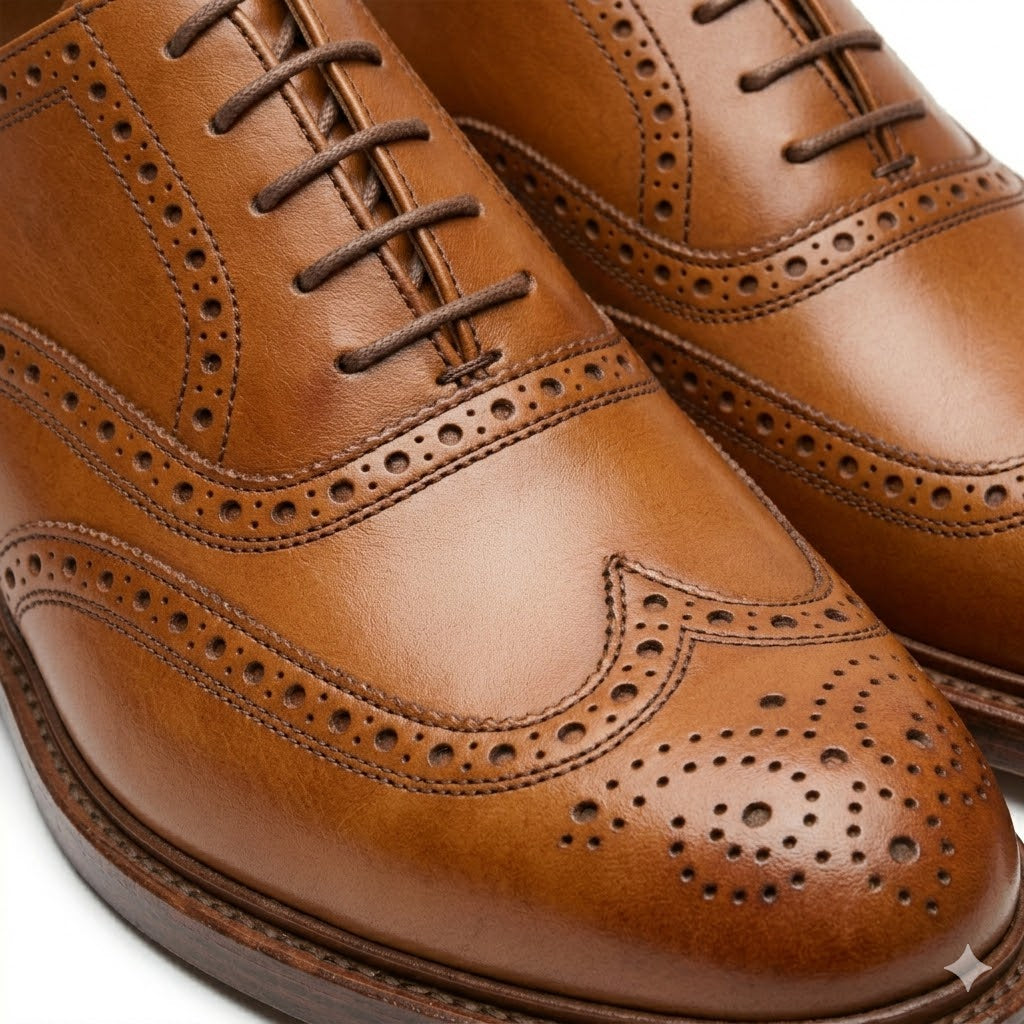 Timeless Brogue Leather Shoes