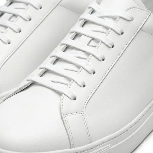 Clean White Leather Trainer